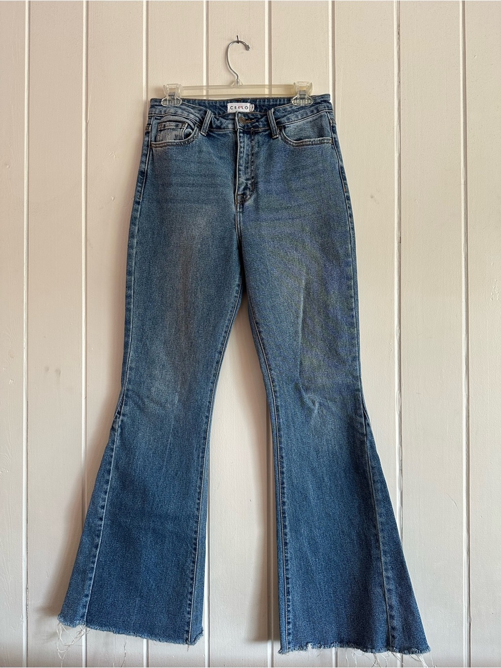 Cello Women's Medium Blue Flare Jeans